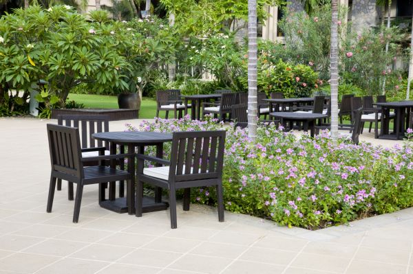 Courtyard Landscaping in Englewood