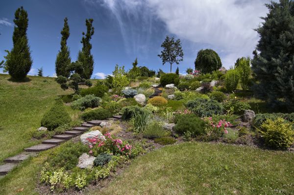Steep Terrain Landscaping in Englewood