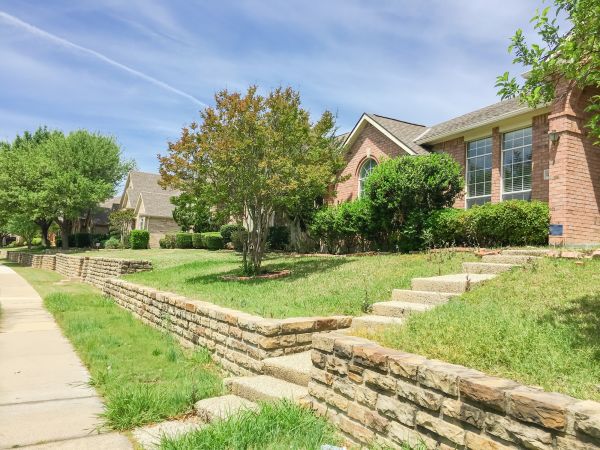 Sloped Yard Landscaping in Englewood